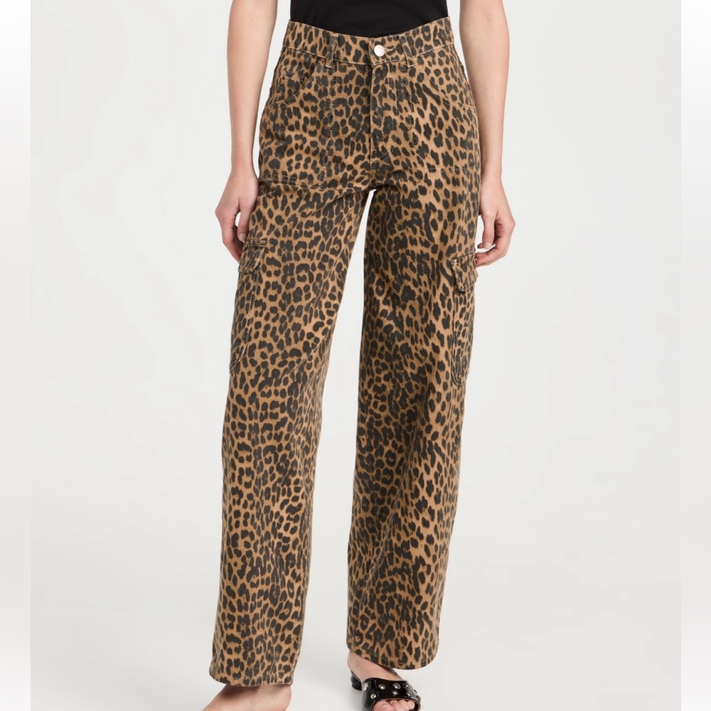Damson Madder Leopard Cargo Pants